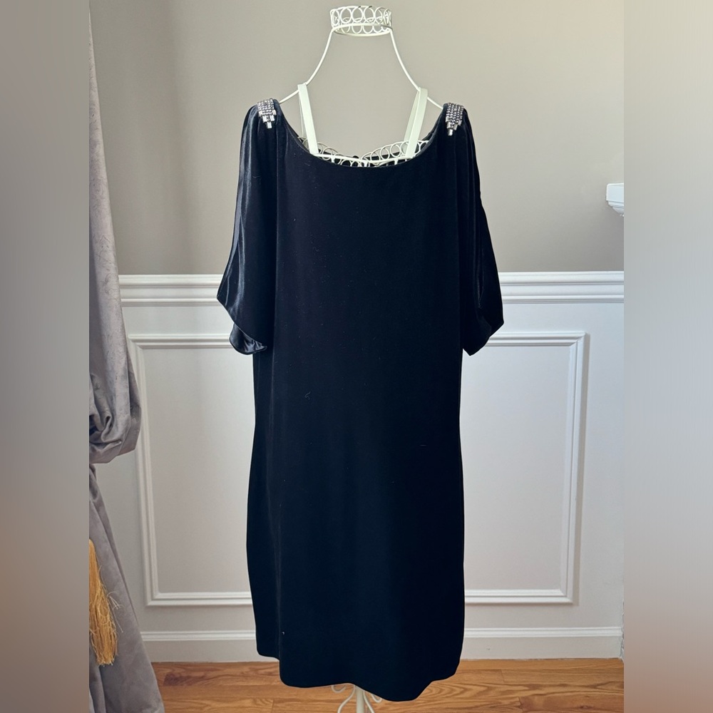 Aidan Mattox Velour Dress -Size 14